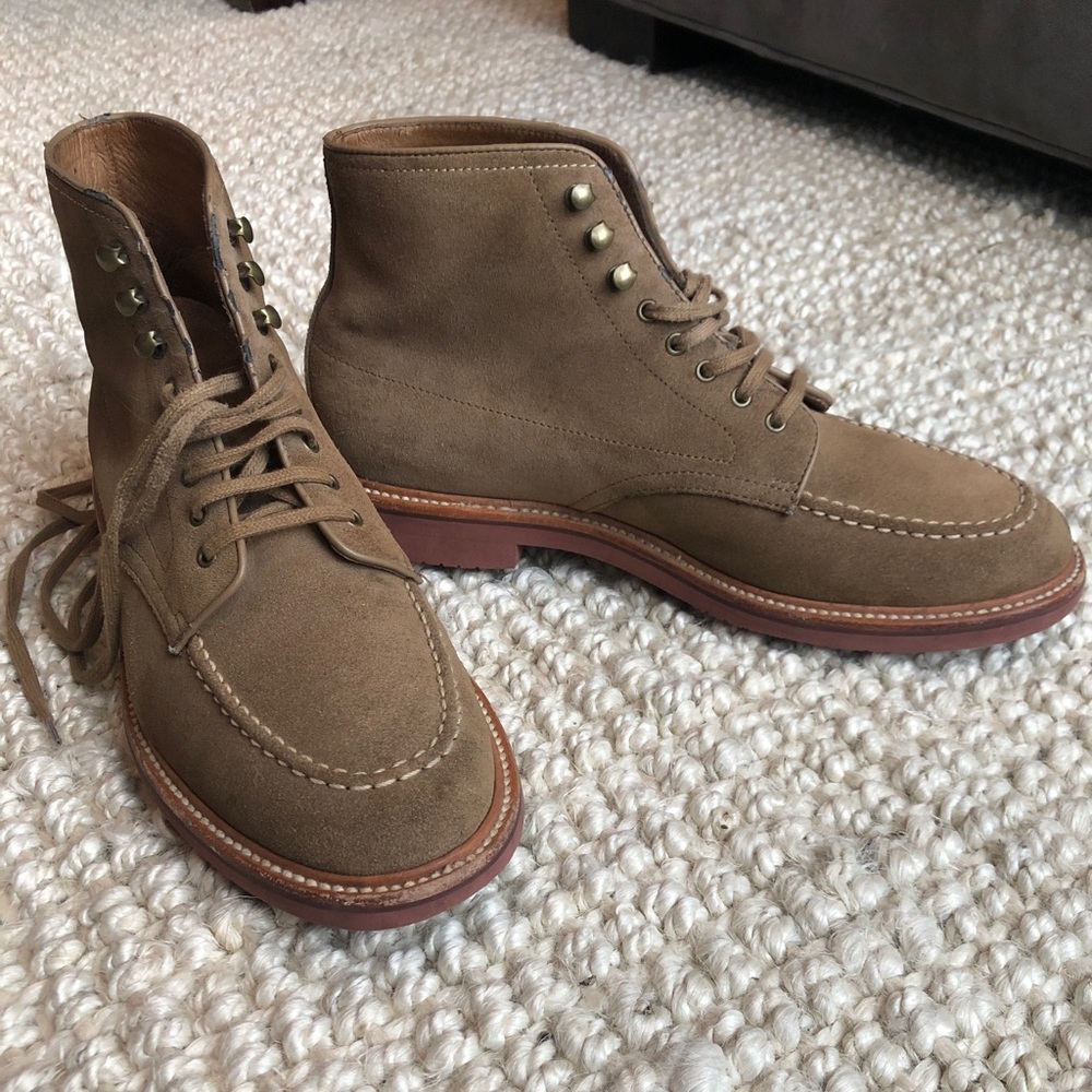 J Crew Tan Suede Kenton Pacer Boot size 10